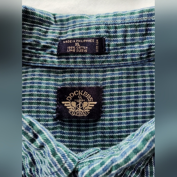 DOCKERS' Men's Button Up Shirt. Size XL. Long Sleeves. - Picture 2 of 4